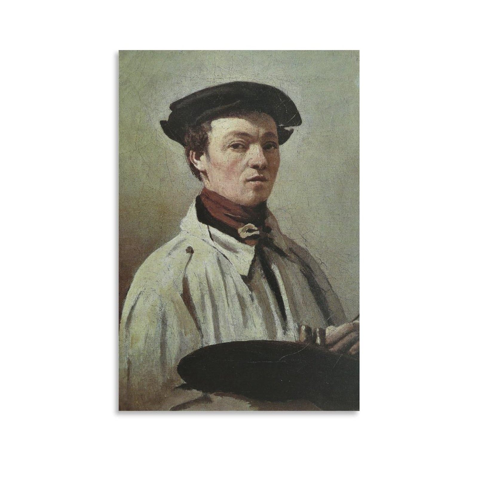 Amazon.co.jp: ジャン＝バティスト・カミーユ・コロー 自画像